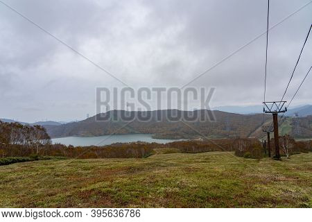 Tashiro Rapid Lift, Tashiro Ski Resort In Autumn Foliage Season. Naeba, Yuzawa, Niigata Prefecture, 