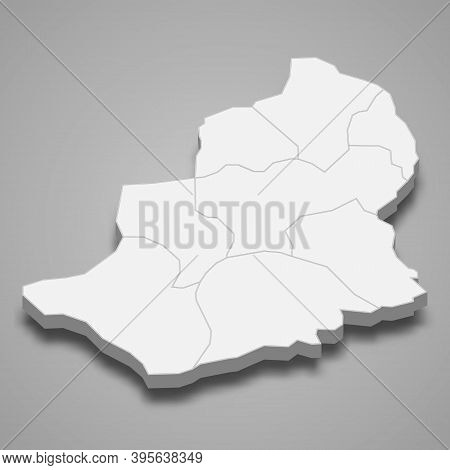 3d Isometric Map Of Kars Is A Province Of Turkey