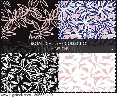 Leaf, Leaves, Floral, Tropic, Pattern, Print, Botanical, Tropical, Nautical, Seamless Pattern, Repea