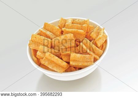 Crispy And Crunchy Wheat Maida Chokadi, Square, Cross Shaped, Fryums Or Frymus, Indian Pouch Packing