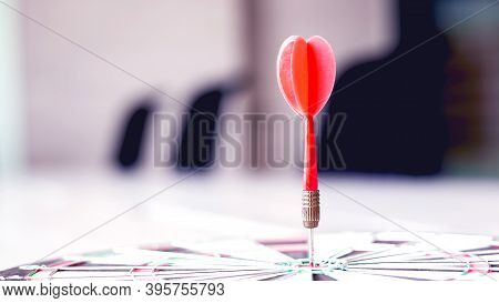 Dart Is An Opportunity And Dartboard Is The Target And Goal.