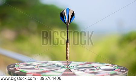Dart Is An Opportunity And Dartboard Is The Target And Goal.
