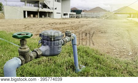 Water Pump Station And Pipeline For The Village, Water Supply System