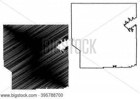 Panola County, Mississippi (u.s. County, United States Of America, Usa, U.s., Us) Map Vector Illustr