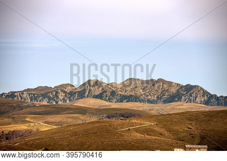 Lessinia Plateau (altopiano Della Lessinia) And The Carega Mountain, Called The Small Dolomites, Vie