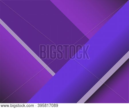 Geometric Abstract Background In Purple, Blue And Dark Colors. Easy To Edit And Animat