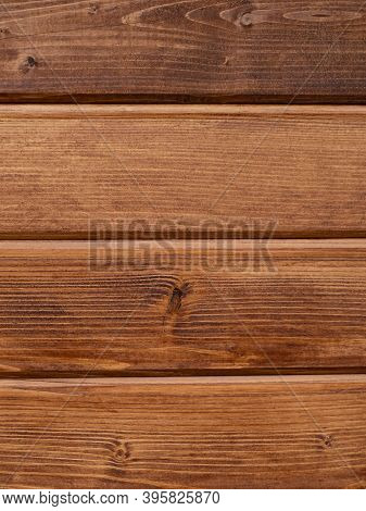 Shabby Wooden Wall Background. Texture Of Obsolete Carpentry Wooden Boards, Panel. Vintage Orange Wo