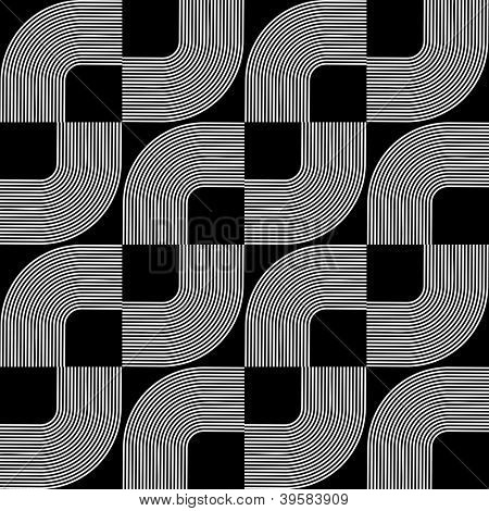 Nahtlose geometrische Gestaltung. Vektorgrafiken.
