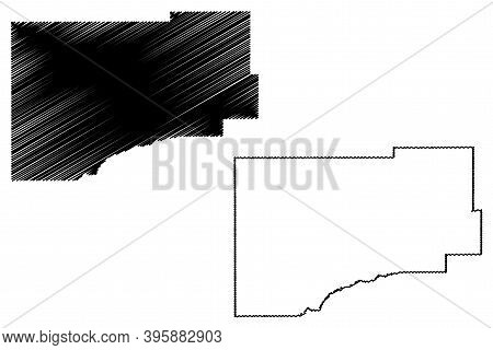 Webster County, Mississippi (u.s. County, United States Of America, Usa, U.s., Us) Map Vector Illust