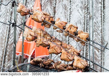 Quilted Chicken Is A Technique Used To Make Leather Chicken On Hot Grill Or Near A Fire.