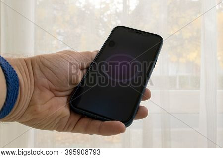 Frankfurt, Germany - November 17th 2020: A German Photographer Bought The New Iphone 12 Pro Max With