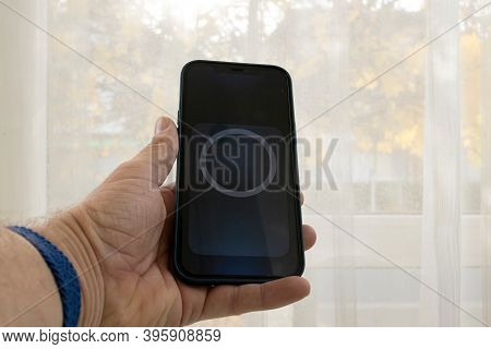Frankfurt, Germany - November 17th 2020: A German Photographer Bought The New Iphone 12 Pro Max With