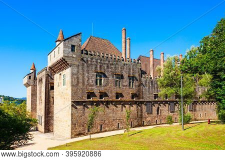 Palace Of The Dukes Of Braganza Or Paco Dos Duques De Braganca Is A Medieval Estate In Guimaraes Cit