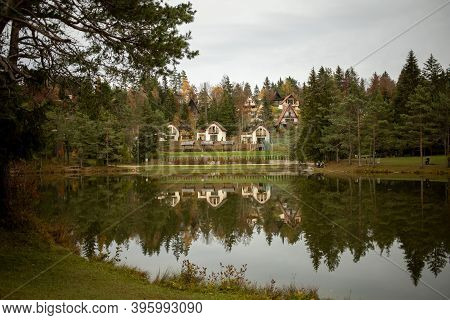 Quiet And Cozy Meadow By The Lake Rakitna In Slovenia