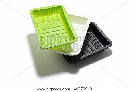 Stack Of Food Trays