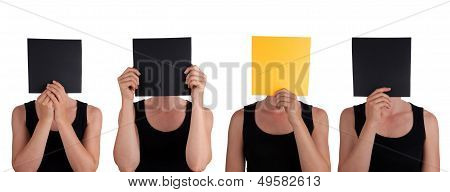 Four People As A Team