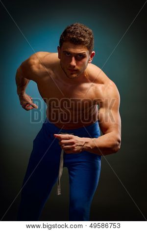 sportliche junge Mann portrait
