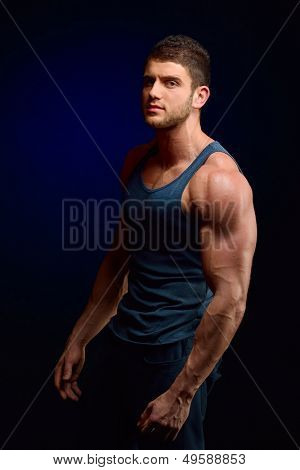 sportliche junge Mann portrait