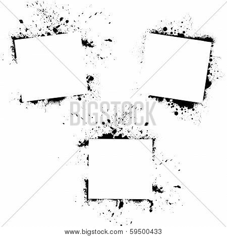 Set Of Grunge Backgrounds
