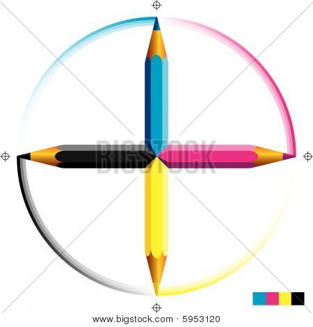 ดินสอ Cmyk