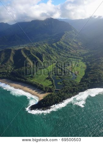 Coastline of Kauai