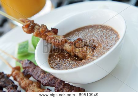 Chicken And Beef Skewers