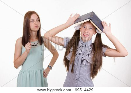 The Teacher Tries To Calm The Student