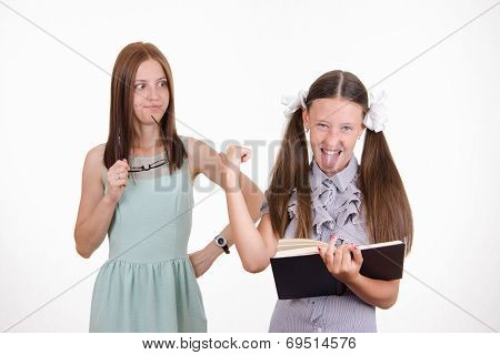 Pupil Misbehaves In The Classroom
