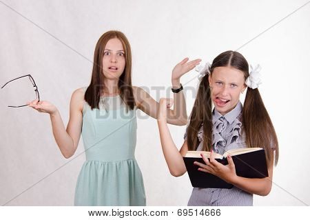 Trainee Does Not Listen To Punish Teachers