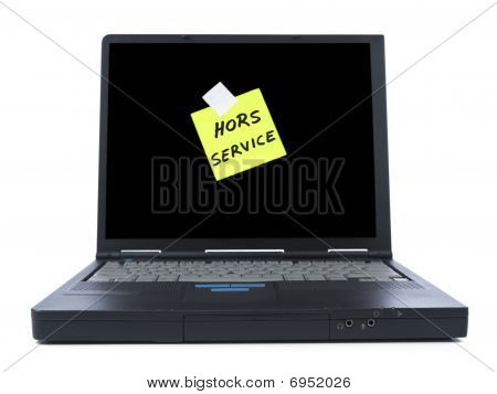 Laptop-val ragadós jegyzék