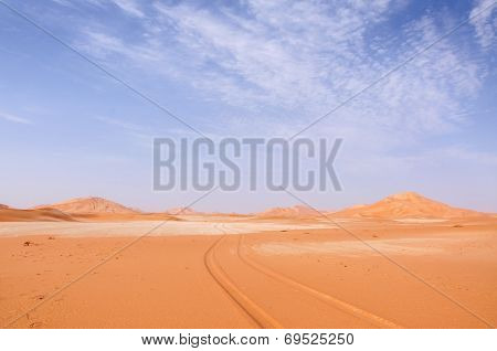 Sand Dunes In Oman Desert (oman)