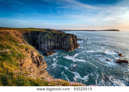 Steep Cornish Cliffs