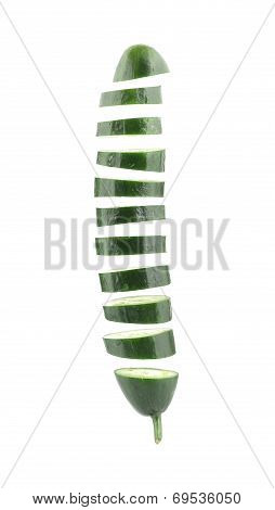 Slices of cucmber.