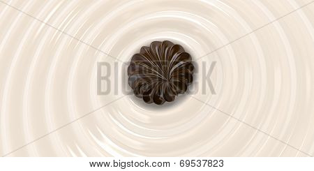 cream and chocolate