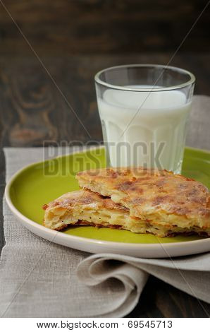 Cheese flat bread