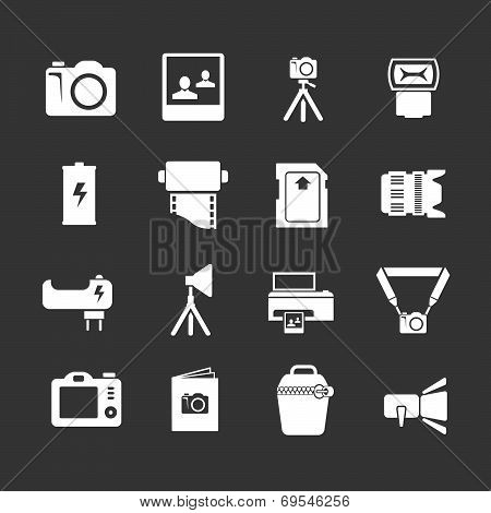 Set Icons Of Photo