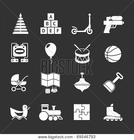 Set Icons Of Toys
