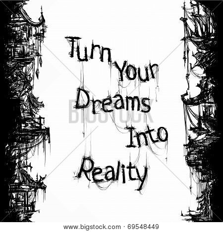 Abstract sketch background. Vector illustration