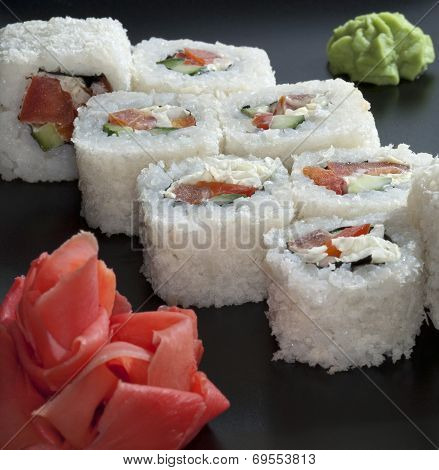White Japanese Sushi