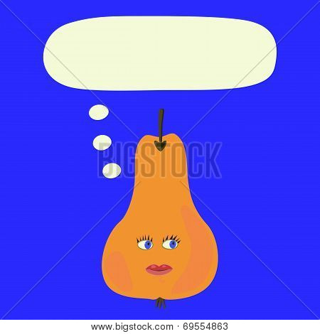Communication bubble - pear