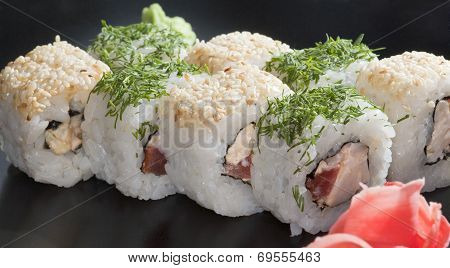 White Japanese Sushi