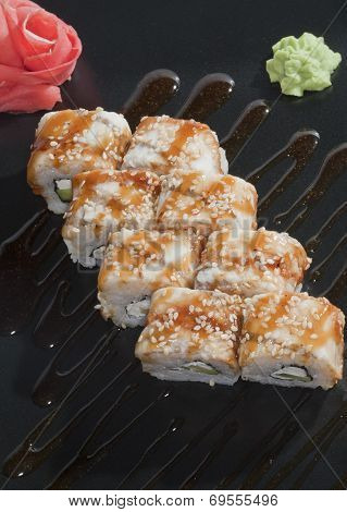 Japanese Sushi Rice Shrimp;