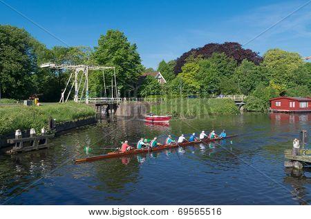 Rowers In Canal