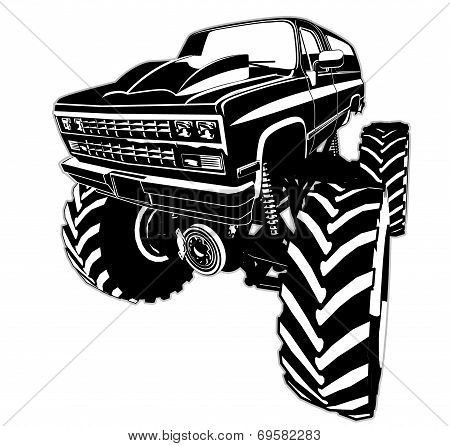 Cartoon Monster Truck
