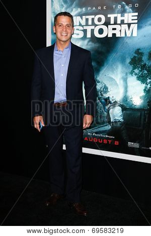 NEW YORK-AUG 4: Meteorologist Raphael Miranda attends the 