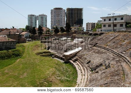 Roman theatre, Durres, Albania