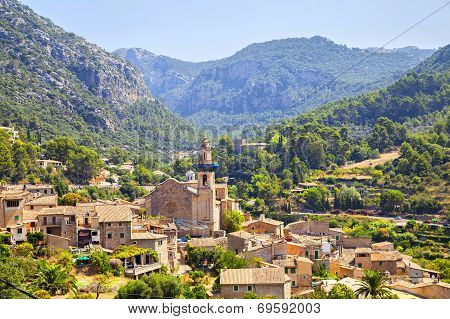 Mountain Village Valldemosa In Mallorca