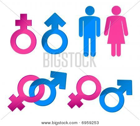 男性女性のシンボル