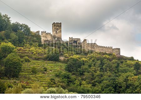 Hinterhaus Ruins On The Hillside Above Spitz