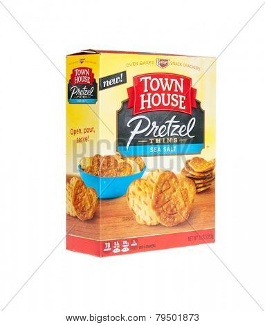 Hayward, CA - January 5, 2015: 10 oz box of Keebler brand 
